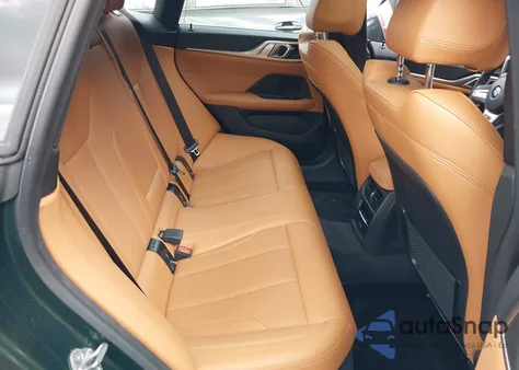 2022 BMW 430I Gran Coupe Gran Coupe из США, поврежденный, VIN WBA63AV02NFM79412